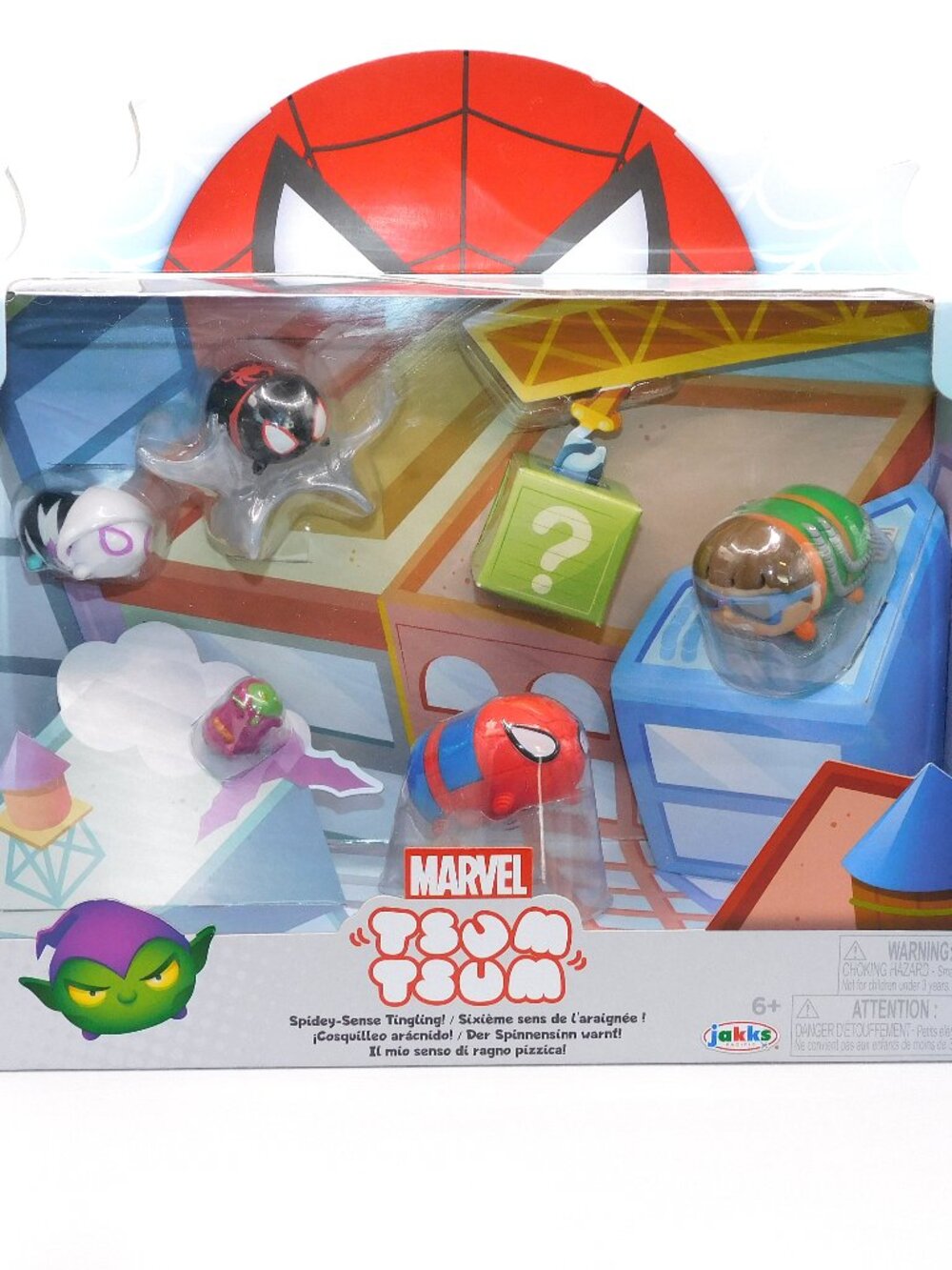Spider Man Tsum Tsum 6 Fig Miles Morales Spider Gwen Green Goblin Doc Ock NEW